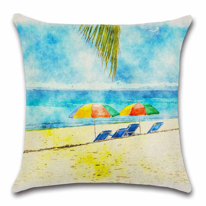 Scenic Green tree flower beach decoration for home party coffee shop seat cushion cover Pillow case Chair sofa kids friend gift Scenic Green tree flower beach decoration for home party coffee shop seat cushion cover Pillow case Chair sofa kids friend gift