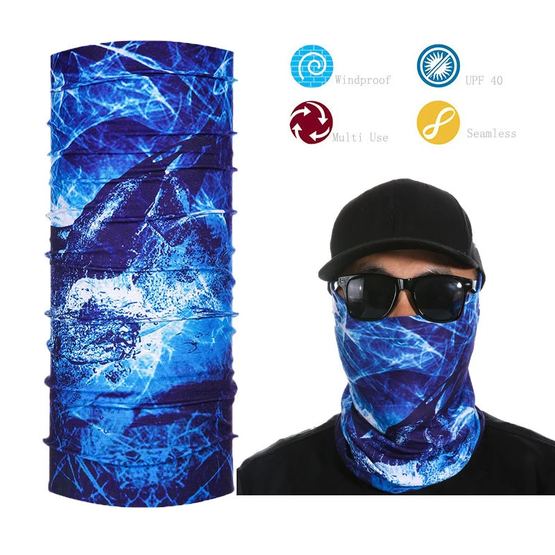 Men's Face Tube Mask Neck Gaiter Dust Shield Seamless Bandana Balaclava