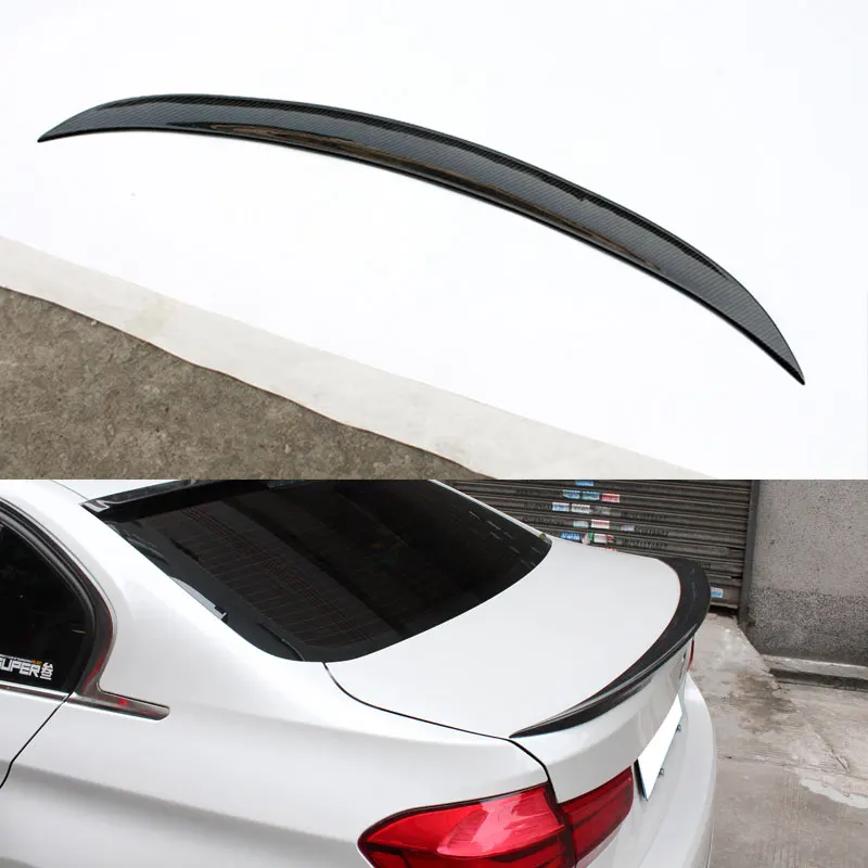 P Style Carbon Fiber Rear Boot Trunk Spoiler Wing for BMW F80 F30 M3