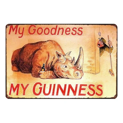 SA3069 Guinness металлическая банка табличка, пластинка из металла Винтаж стены Бар Home Art Ретро Ремесло Кино декор 30X20 см SA-2012 - Цвет: SA3069