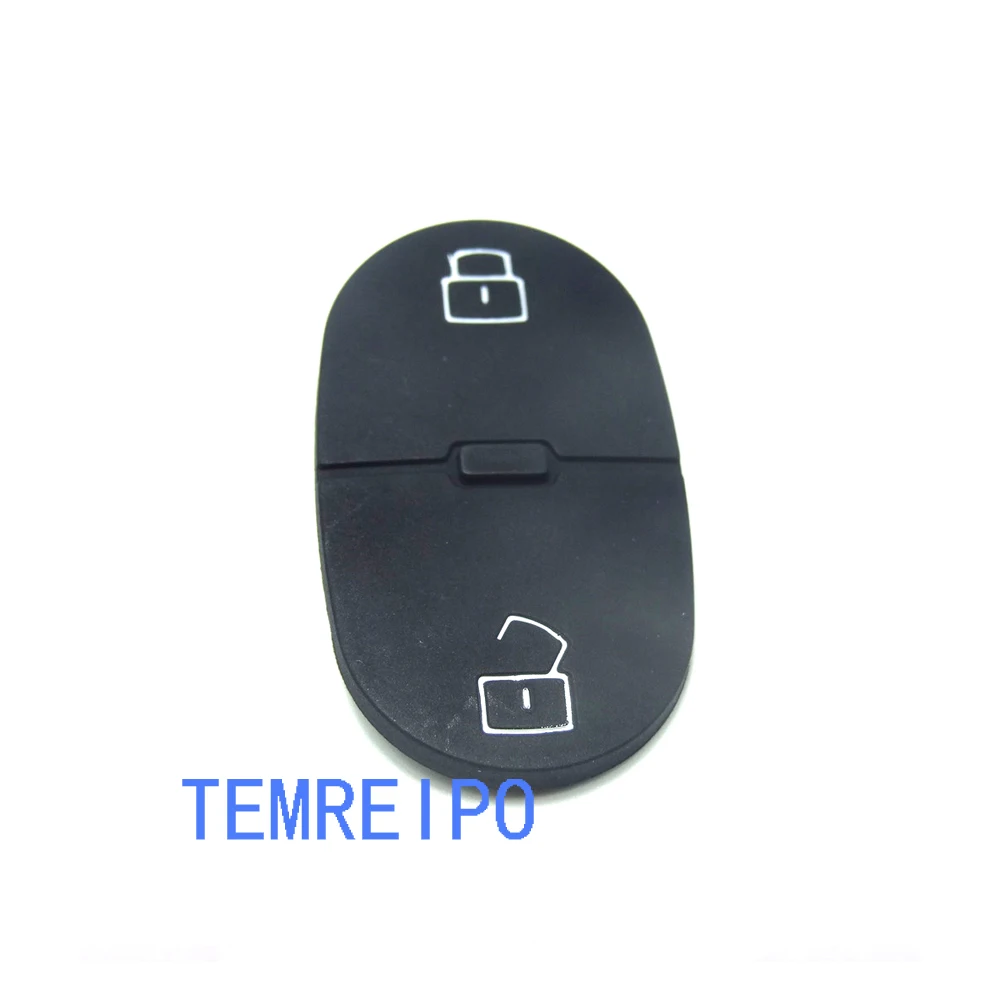 

20pcs/lot 2 button replacement key button pad for Audi key