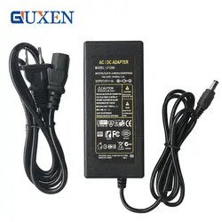 GUXEN DC12V 6A 72 Вт Питание адаптер Вход AC100-240V Выход 12 В С EU/US/UK/AU подключите трансформатор для Светодиодные ленты