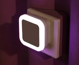 Креативная розетка автоматический энергосберегающий ночник управление световым датчиком светодиодный стены ночник, для дома Спальня украшение лампы