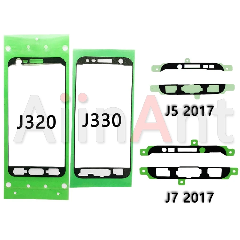 Оригинальный передний ЖК дисплей рамка клейкие наклейки для samsung Galaxy J1 J2 J3 J5 J7 Prime