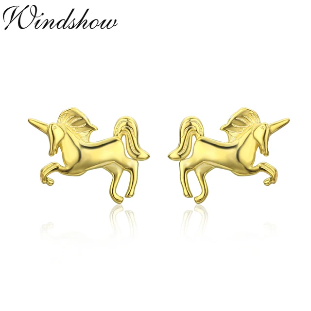 Cute 925 Sterling Silver Slim Tiny Little Horse Stud Earrings For Cute 925 Sterling Silver Slim Tiny Little Horse Stud Earrings For Women S Kids Baby Piercing
