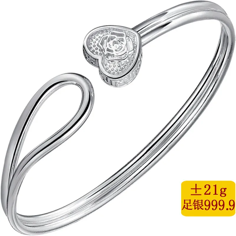 

2019 Limited New Arrival No Bangle Basis Of Sterling Jewelry, Japan And Bracelet Rose Maiden Temperament Fine 999.9 Bracelets