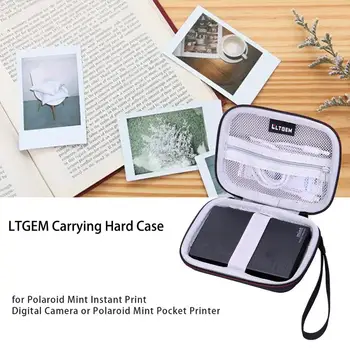 

LTGEM EVA Black Carrying Hard Case For Polaroid Mint Instant Print Digital Camera or Polaroid Mint Pocket Printer