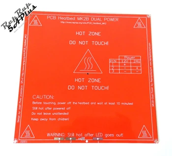 

1PCS RepRap Mendel PCB Heated Heatbed MK2B 8.4x8.4 inch 214*214mm for Mendel 3D Printer