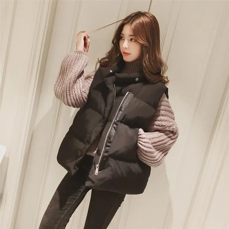

New Women Vests Winter Ultra Light White Duck Down Vest Female Slim Sleeveless Jacket Women Windproof Warm Waistcoat PD03