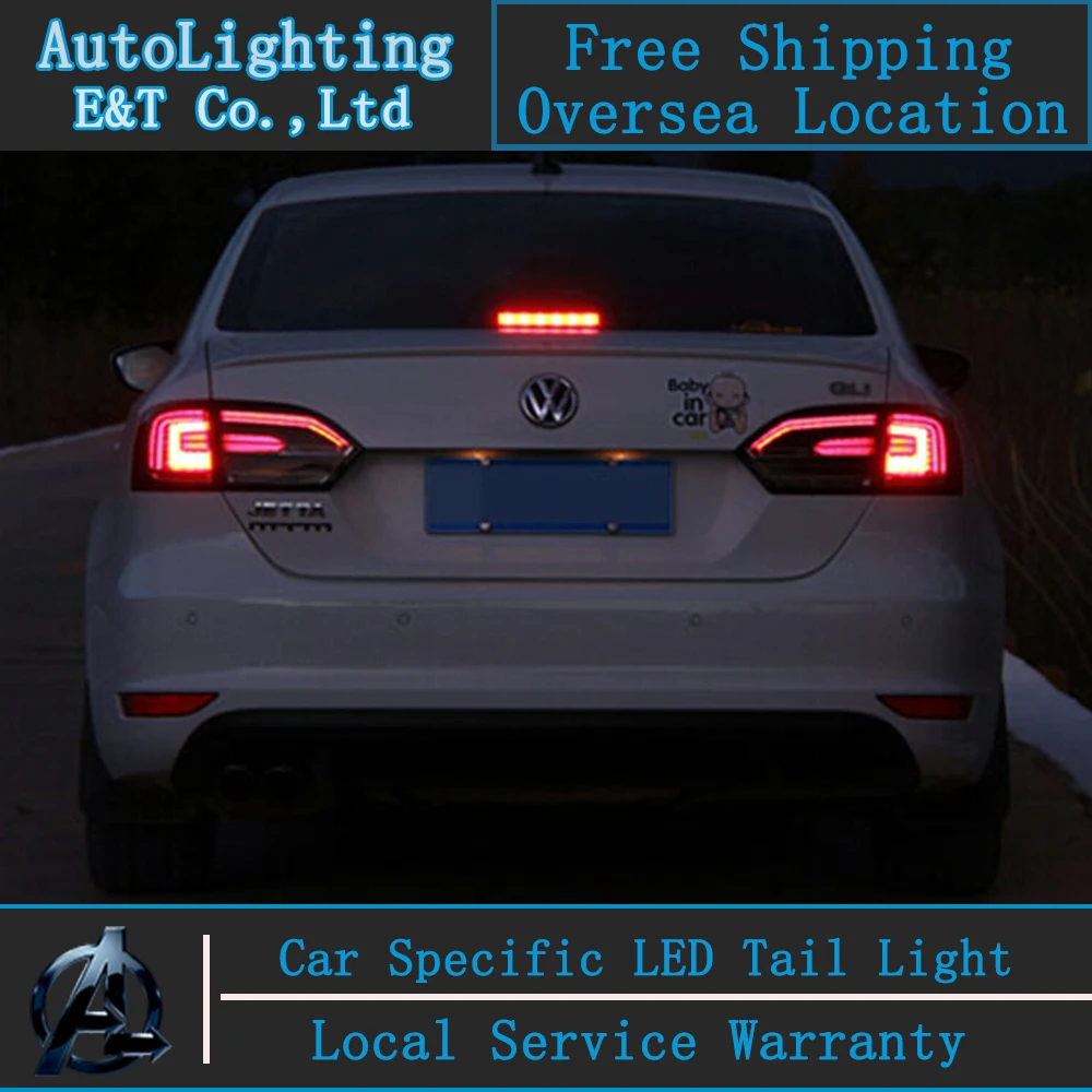Car Styling LED Tail Lamp for Jetta taillight assembly For VW Jetta led