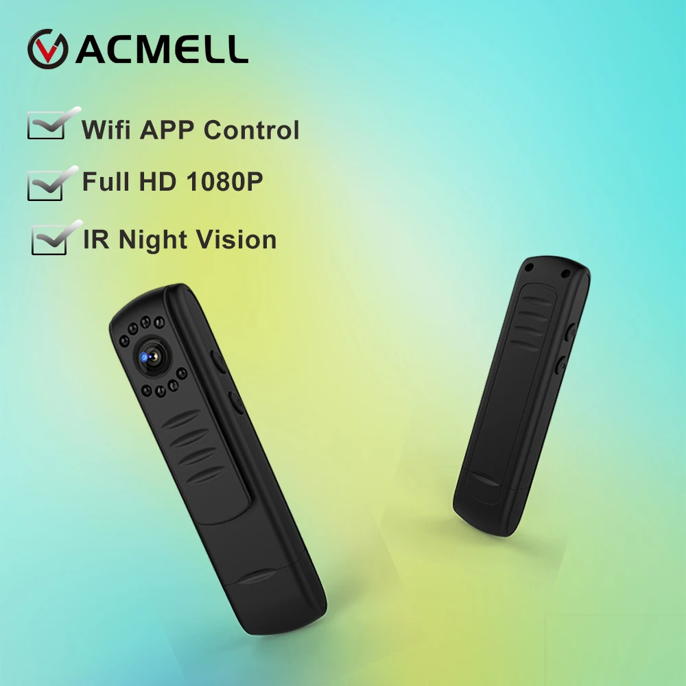Full HD 1080P Micro Camera Wifi APP Review Kamera Infrared Night Vision