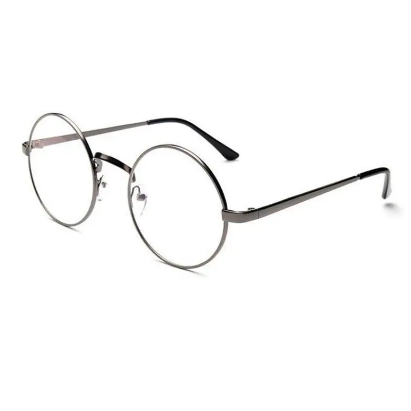 Snowshine4#5003 Модные солнцезащитные очки для женщин унисекс Классическая Металлическая оправа зеркальные круглые мужские очки oculos Прямая - Цвет линз: Серебристый