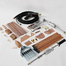 497pcs car body repair hand tools set dent puller kit car spotter welder machine gun spot welding electrode rings pads wave wire