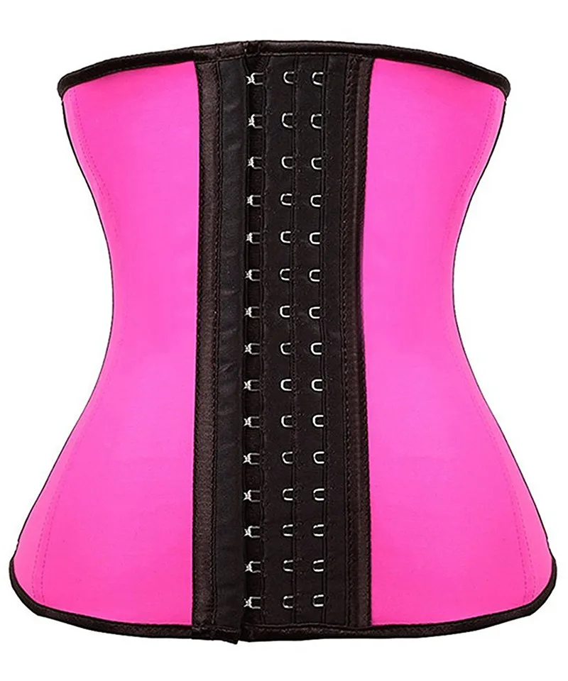 NINGMI Women Waist Trainer Rubber Latex Modeling Belt Weight Loss Corrective Underwear Corset Cincher Sexy Hourglass Body Shaper (35)