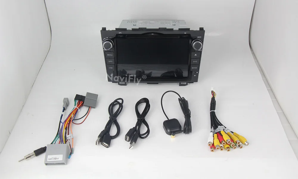 Sale Free shipping! 2din Android 9.1 Car dvd radio Multimedia player For Honda CRV 2007-2011 GPS Navigation WIFI RDS USD SD GPS 2+32G 8