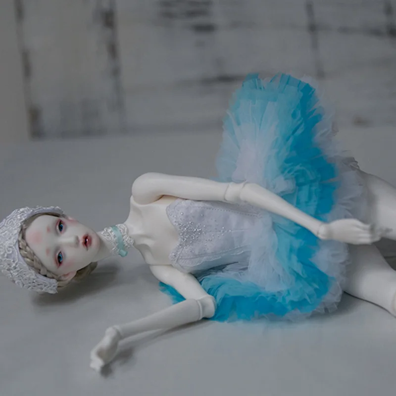 Новое поступление BJD Кукла SD 1/4 Белый лебедь 48,5 см девочка стройное тело свободные глазные шары Модный магазин luodoll