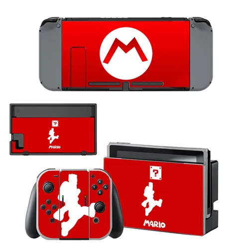 Супер Марио игры кожи Стикеры vinilo для NintendoSwitch стикеры s скины для Nintend переключатель NS консоли и Joy-Con контроллеры - Цвет: YSNS0355