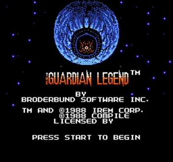 

Guardian Legend, The Region Free 60 Pin 8Bit Game Card For Subor Game Players