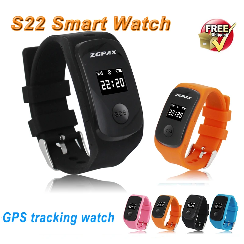polaroid kids ipx 7 gps active tracking watch blue