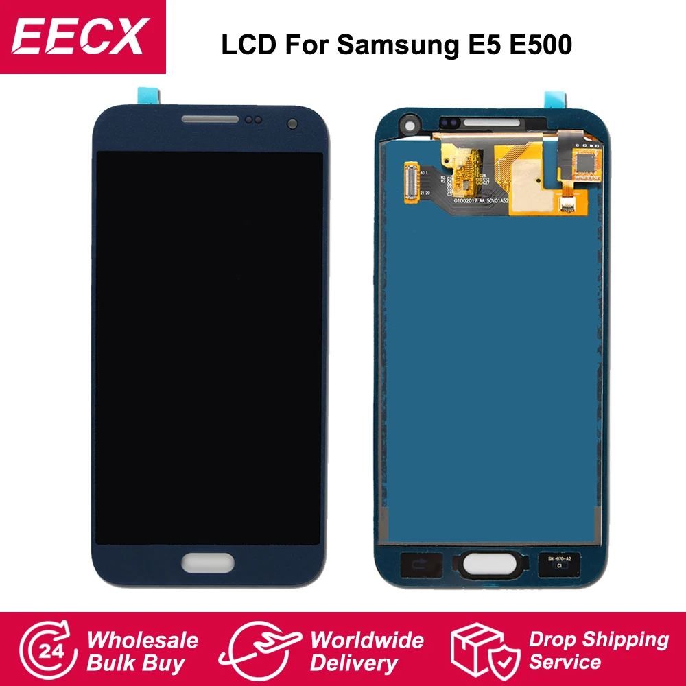 AMOLED E500F дисплей для Samsung Galaxy E5 LCD E500HQ E500H E500M экран сенсорный дигитайзер сборка TFT |