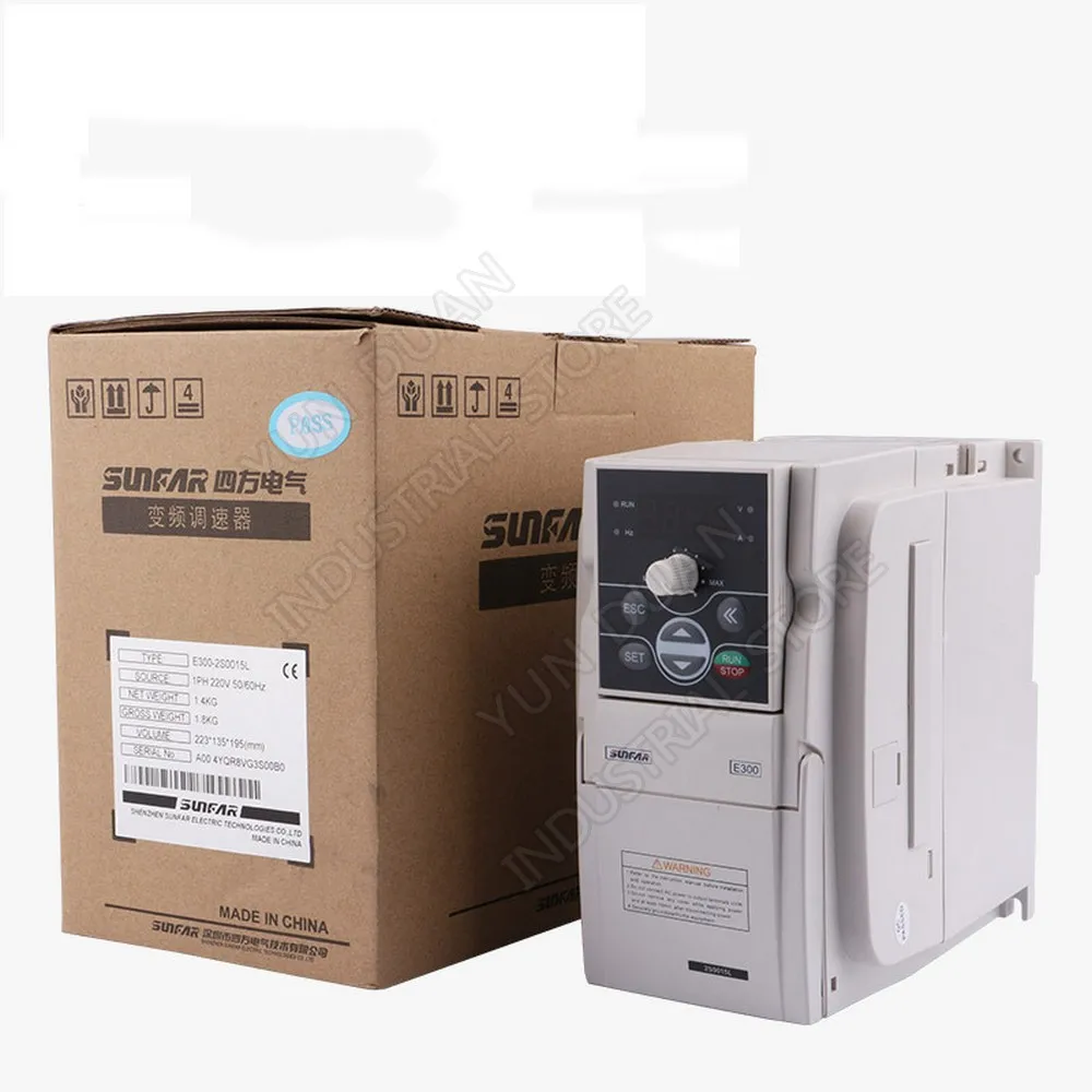 SUNFAR Частотный преобразователь VFD 3.7KW 3700W 220V AC 1000Hz VVV/F SVC для маршрутизатора мотор