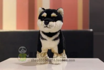 

Free shipping 30cm Black firewood dog doll firewood dog plush toys plush toys simulation doll for christmas gift