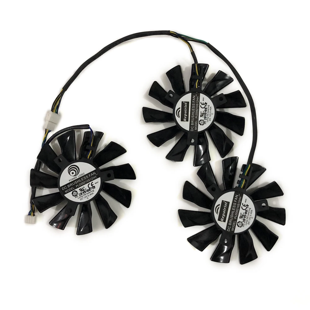 Кулер для графического процессора MSI GTX 980TI/1080TI вентиляторы Охлаждения видеокарты