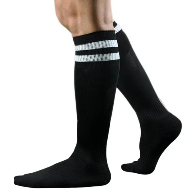 Winter Socks Men Long Socks Striped High Cotton and Spandex Over The Knee Sock Hosiery Meias