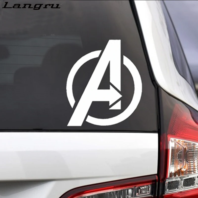 

Langru Hot Sale Avengers Marvel Comics Superhero Vinyl Decal Sticker Car Window Creative JDM