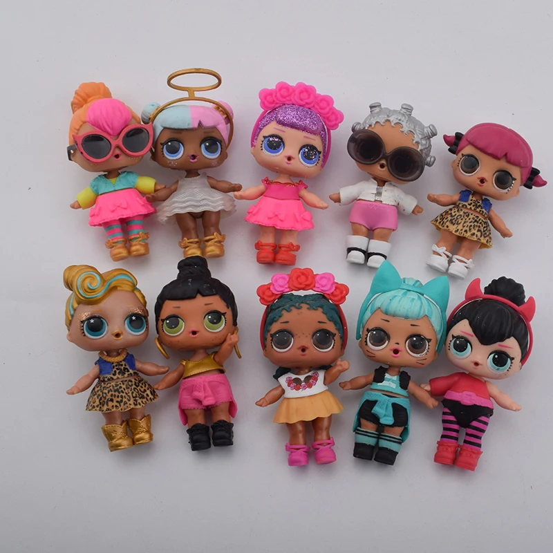 plastic doll series 2 dress up doll with clothes accessories bottle without ball