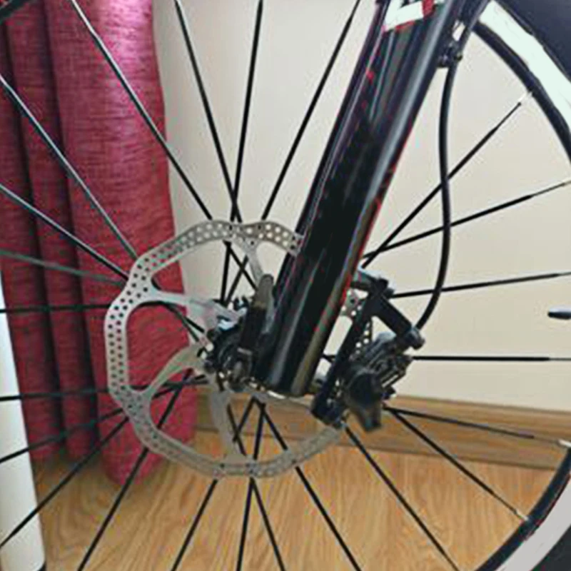 QILEJVS160mm Cycling Bicycle MTB Mountain Bike Stainless Steel Brake Disc Rotor 6 Bolts