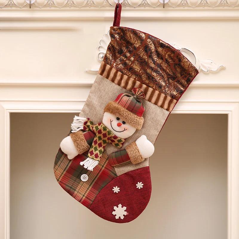 Santa Claus Reindeer Christmas Socks Xmas Tree Hanging Decoration Home santa-claus-reindeer-christmas-socks-xmas-tree-hanging-decoration-home
