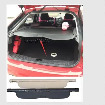 

Beige / Black For 2005-2013 for Ford Focus Rear Trunk Security Shield Cargo Cover auto accessories 5door Hatchback car