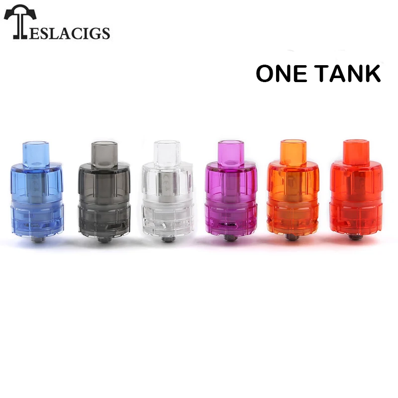 

3pcs/lot Original Tesla ONE Disposable Subohm Tank 3ML Teslacigs ONE Time Atomizer For Electronic Cigarette Box Mod Vape