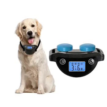 

USB LCD Screen Anti Barking Collar Device Remote Dog Shock Deterrent Electric Stop Barking Vibration Dog Training Supplies