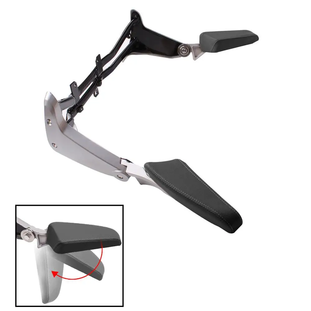 

Retro Black Cafe Racer Motorcycle Adjustable Stealth Passenger Armrest Kit Fit For BMW K1600GTL 2010-2018