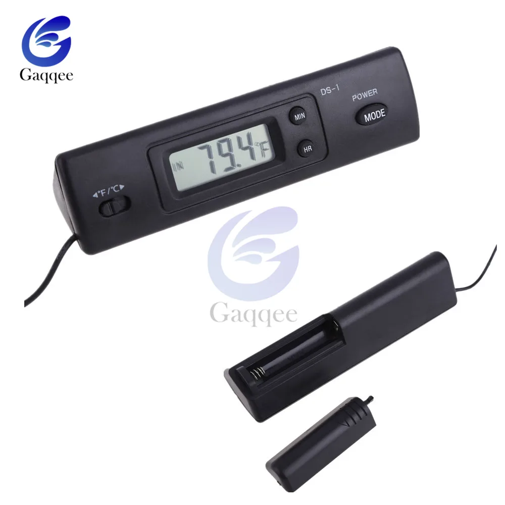 Auto-Digital-Thermometer w 2 Sonden Auto Innenraum externen Temperaturmes Auto-Digital-Thermometer w 2 Sonden Auto Innenraum externen Temperaturmes