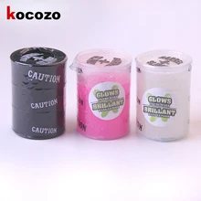 Хрустальная слизь DIY со светящейся нарисованной грязью мыльные пузыри прозрачная слизь Нетоксичная полировальная глина для рук творческие игрушки для детей