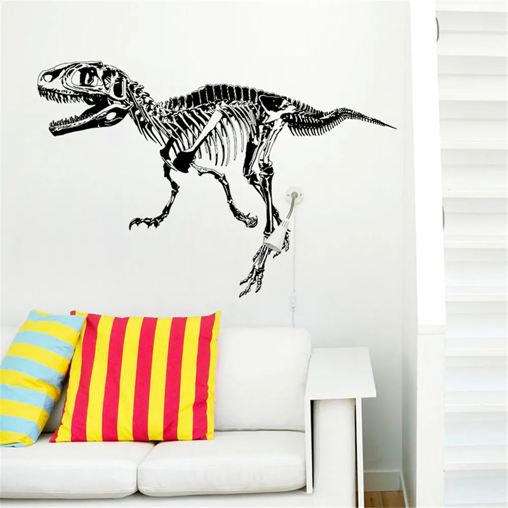 2019 HOT! Dinosaur Fossils Animals Home Decor Removable Wall Stickers