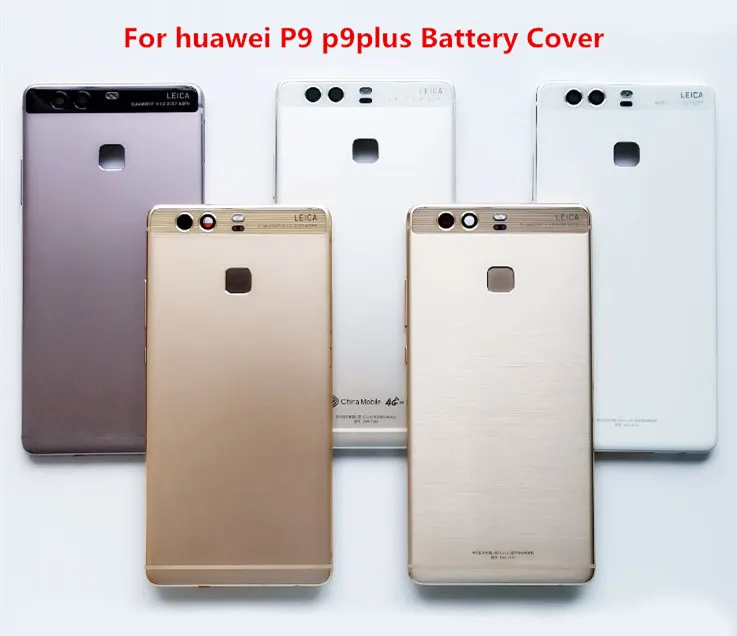 

GIFT+Battery Cover,Replacement Back Door Hard Rear Housing Cover Case For HUAWEI P9 With side buttom With the fingerprint