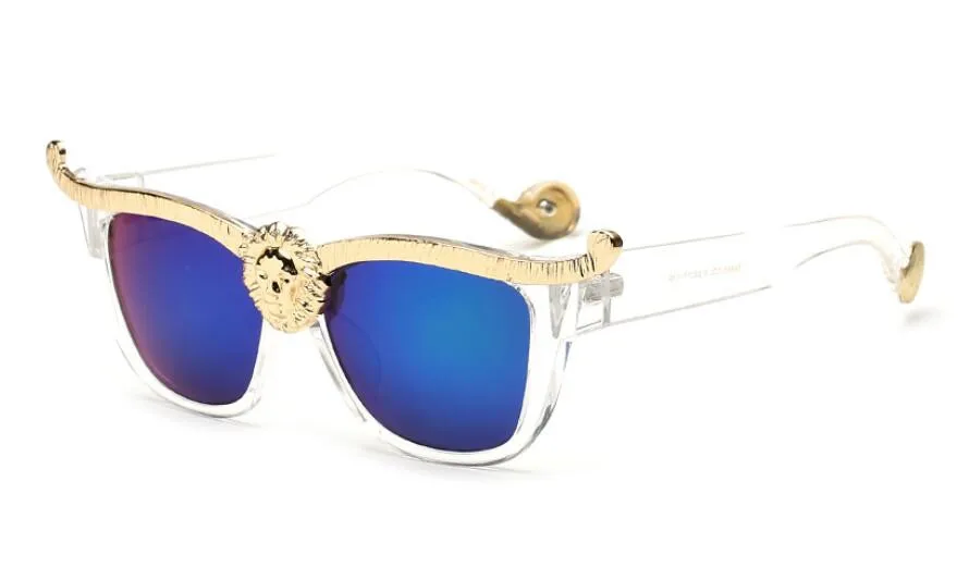Большие солнцезащитные очки кошачий глаз для женщин, фирменный дизайн, роскошные солнцезащитные очки для женщин, s Золото, Ретро стиль, женские солнцезащитные очки