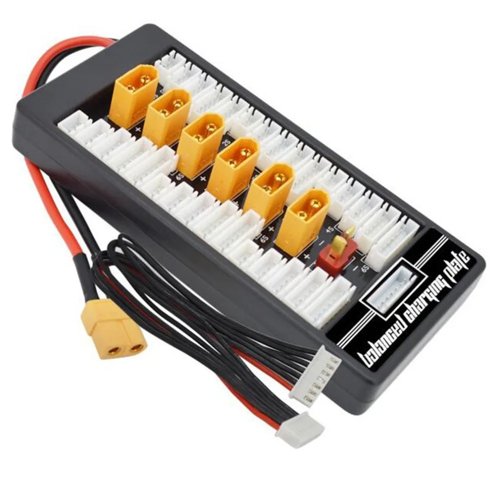 

HotRc XT60 2S-6S Plug Lipo Battery Parallel Charging Board for RC IMAX B6 Charger Car Drone Balance Charge Part