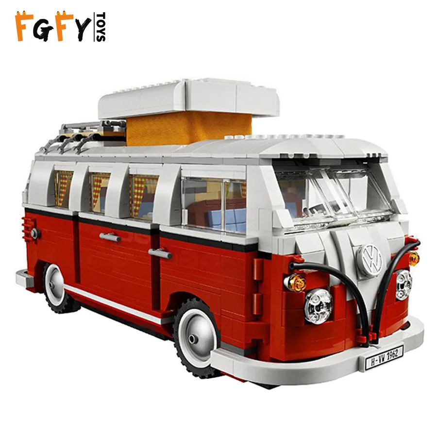 

Technic Creator Volkswagen T1 Camper Van Model Building Kits Compatible Legoings Cars Building Blocks Toy Children&hobbies Gift