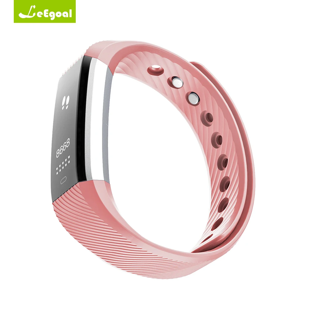 ID115HR Smart Bracelet Fitness Tracker Step Counter Activity Monitor Alarm Clock Vibration Wristband for iphone Android