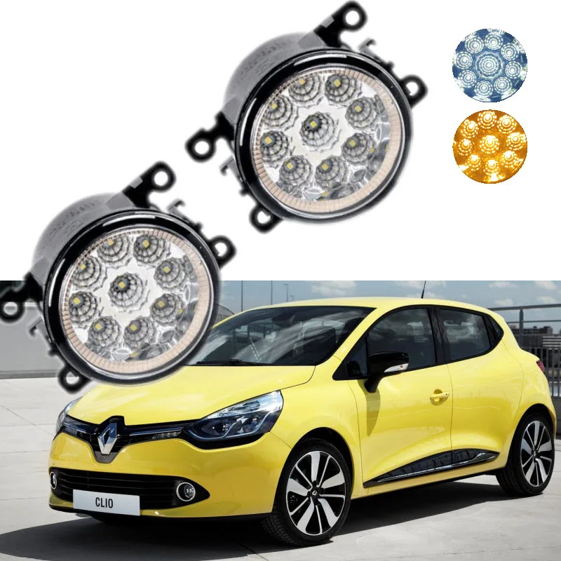 Car Styling For Renault Clio IV 2012 2016 9 Pieces Leds Chips LED Fog