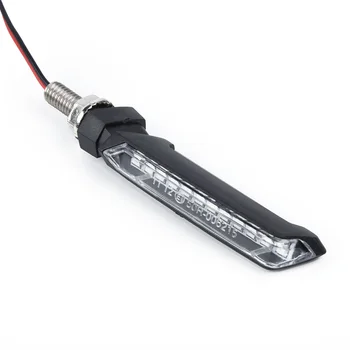 

Black Motorcycle Turn Signal Lights 4X Bike Blinker Lamp PC Plastic 9.5cm