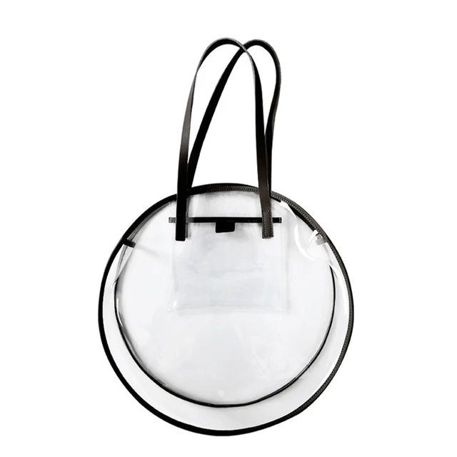 round clear bag