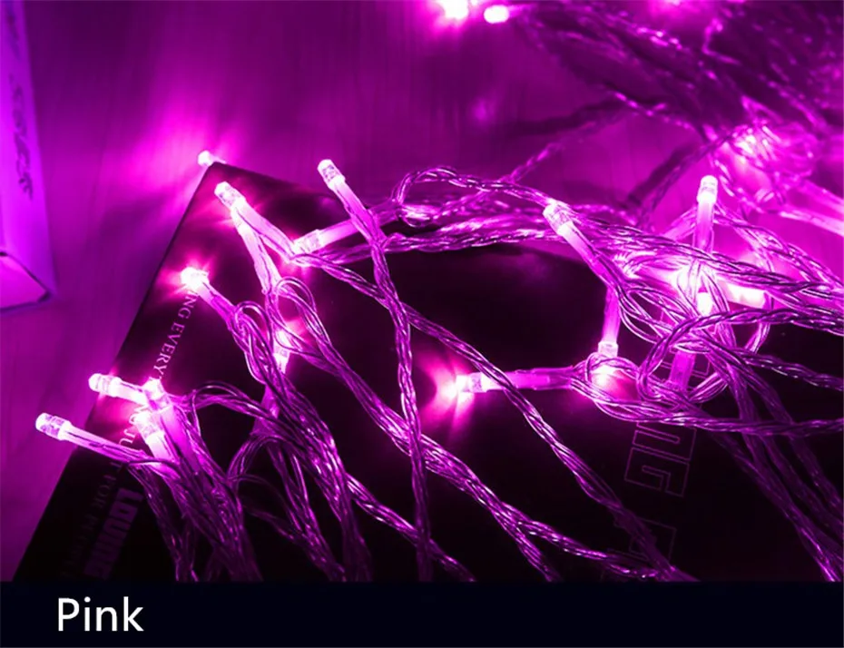 string light Garland for holiday Christmas decoration Purple