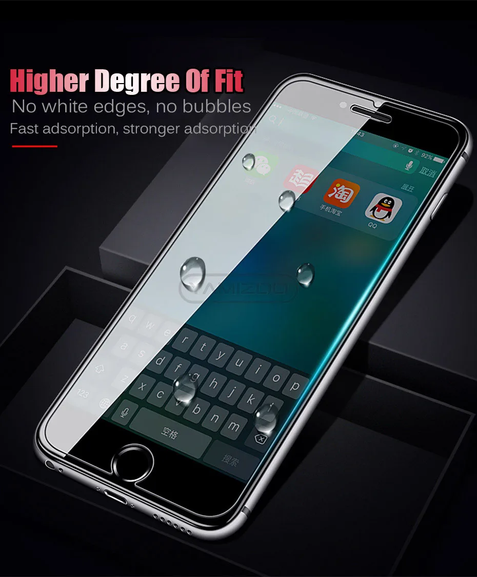 YAMIZOO Screen Protector For iPhone 5s se 5 Tempered Glass On The Screen Protective Glass For iPhone 6 6s 7 8 Plus x Glass Film (7)