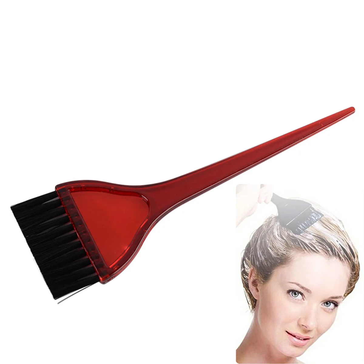 Buy Mayitr 1pc New Red Acrylic Tint Brush Hair Dye Brush Salon Professional